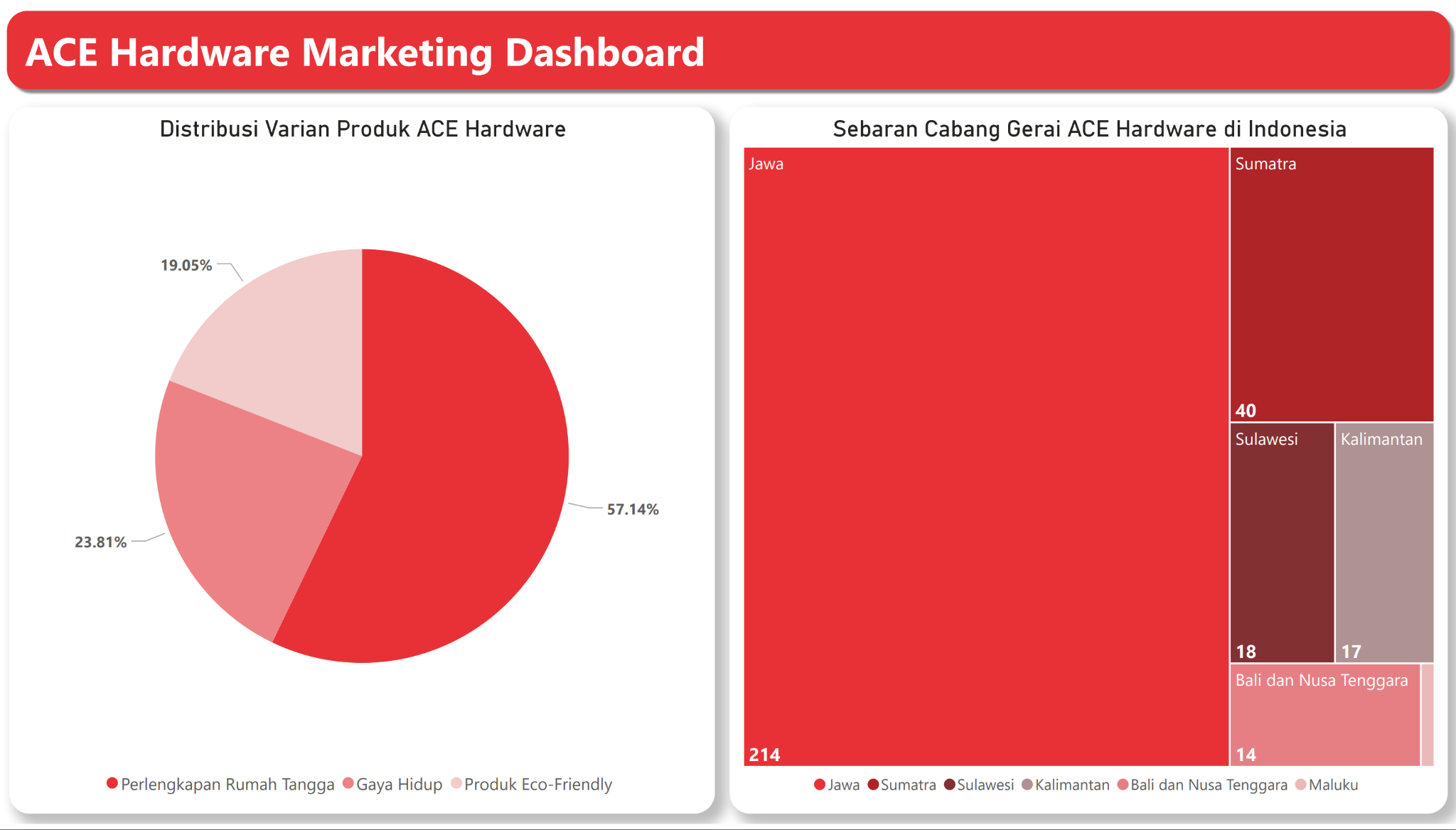 Ace Hardware Marketing Power BI Dashboard